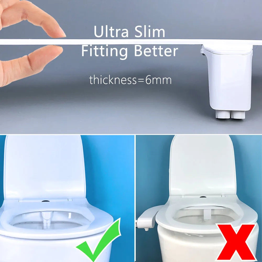 Water spray Badet Toilet Attachment Upgrade Now Water cleansing bidet Toilet seat bidet Toilet bidet attachment Slimline toilet bidet Slim bidet attachment Shattaf bidet attachment Non-electric shattaf bidet Non-electric bidet seat Japanese-style bidet attachment Japanese bidet cover Hygienic bidet seat Bidet for toilets Bathroom bidet attachment Badette bidet attachment