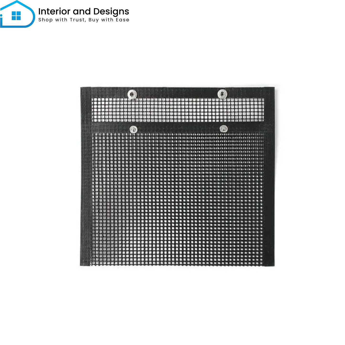 Non-Stick BBQ Mesh Grill Bags – Reusable Grilling Bags with Snap Button | Interior and Designs