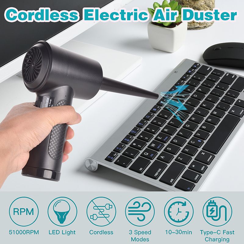 Protable Air Duster for Computer Cordless Compressed Air Blower