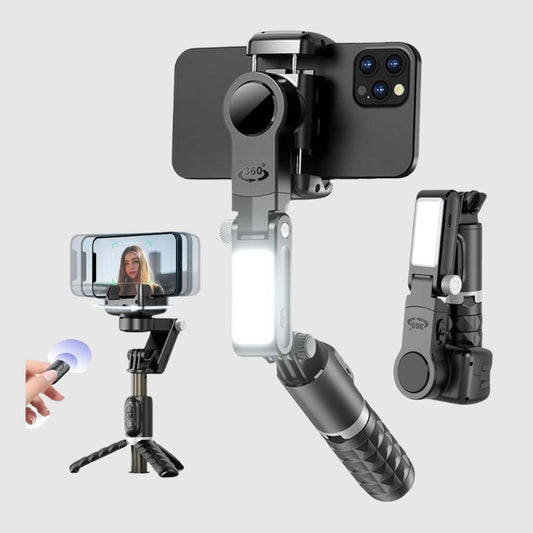 360 rotating selfie tripod