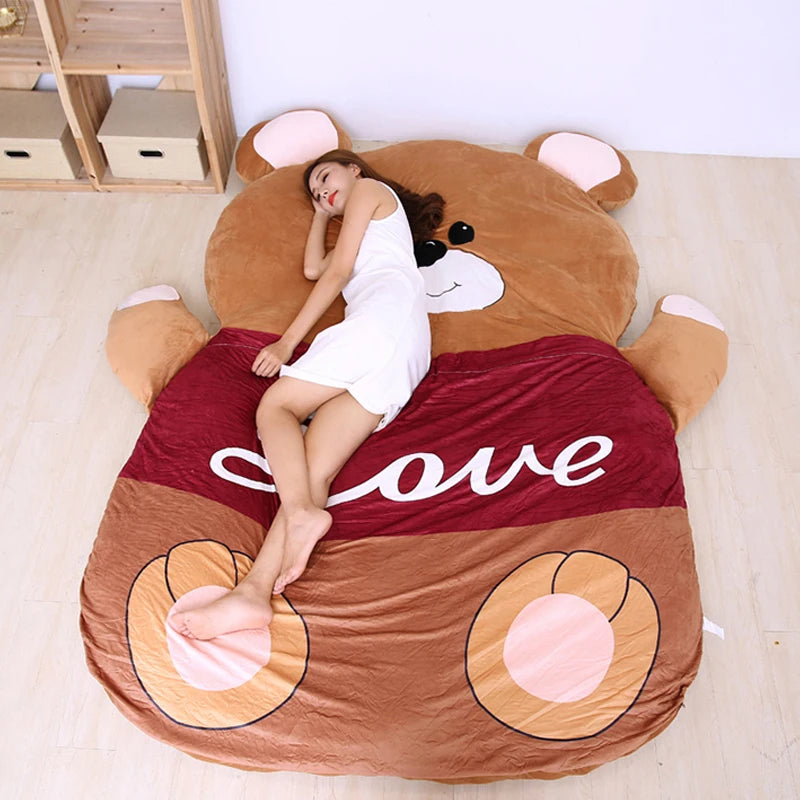 Romantic bear mattress, Love-themed mattress, Intimate sleep solution, Romantic bedroom mattress, Passionate night mattress, Affectionate bear mattress, Romantic sleep surface, Loving sleep companion, Amorous bear mattress, Heartfelt mattress for romance, Tender night's sleep mattress, Emotive bear mattress, Sentimental mattress for lovers, Caring bear mattress