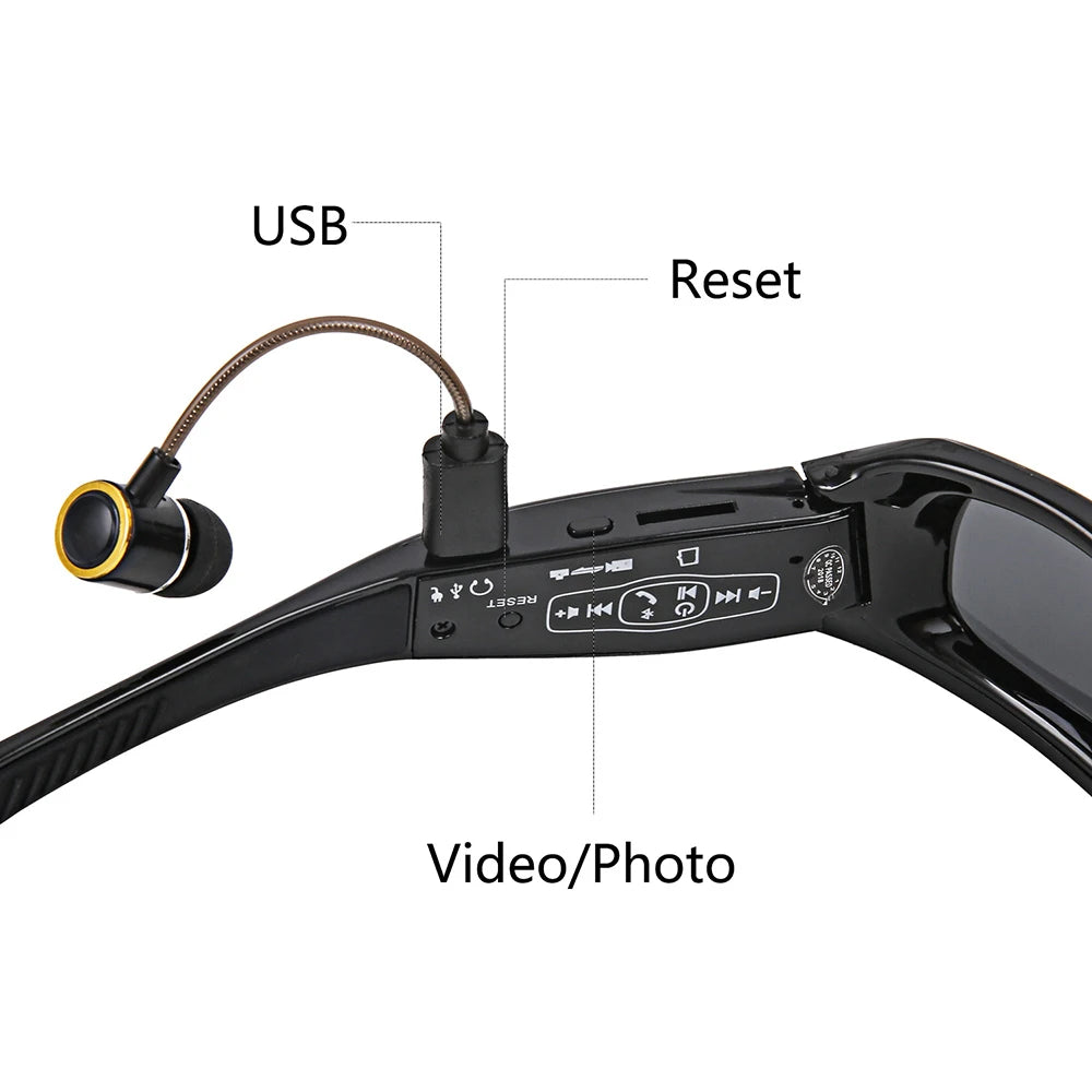 Video recording ,  Video recording eyewear  Sports  glasses  Sports camcorder glasses  Polarized camera  Polarized cycling camera  Mini camcorder glasses  HD mini cam glasses  HD 1080P glassesDriving recorder  Driving camcorder   Cycling recorder glasses  Camcorder eyewear  Bluetooth ,Bluetooth headset glasses