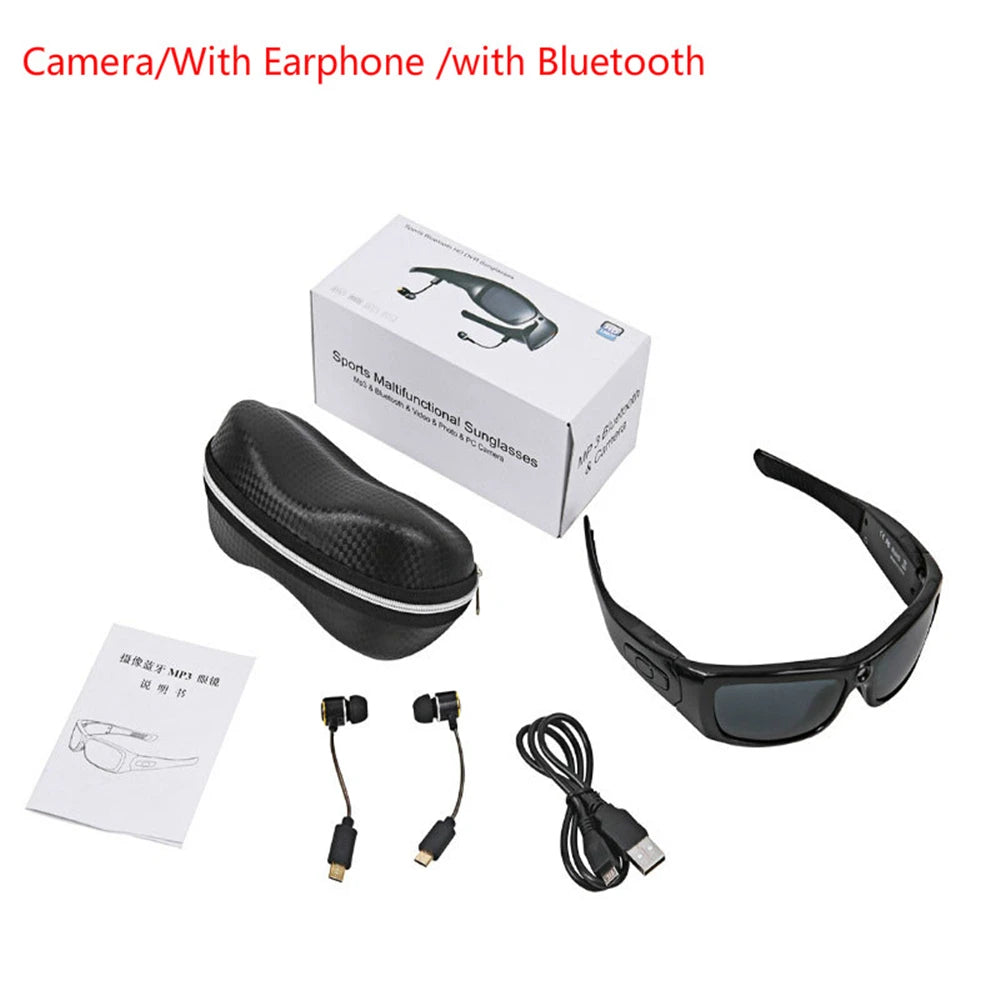 Video recording sunglasses  Video recording eyewear  Sports camera glasses  Sports camcorder glasses  Polarized sunglasses camera  Polarized cycling camera  Mini camcorder glasses  HD mini cam glasses  HD 1080P glasses camera  Driving recorder sunglasses  Driving camcorder sunglasses  Cycling recorder glasses  Camcorder eyewear  Bluetooth sunglasses camera  Bluetooth headset sunglasses